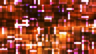 Yayın pırıltı yüksek teknoloji bloklar, altın, soyut, Loopable, 4 k kare