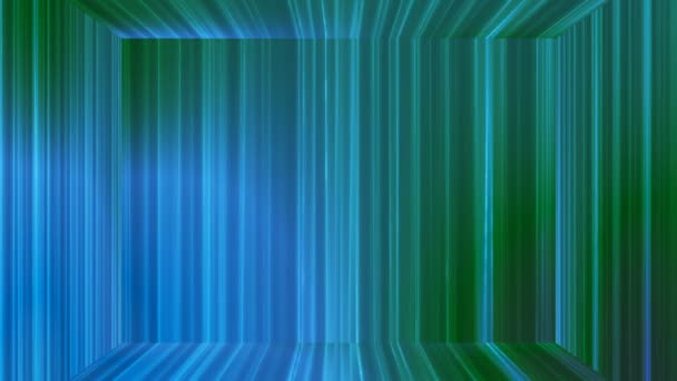Scène verticale de lignes de haute technologie de diffusion, multicolore, abstrait, boucle, 4K — Video