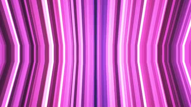 Diffusion Twinkling Vertical Bent Tech Strips Magenta Abstract Loop — Video