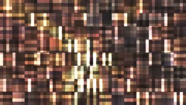 Diffusion Twinkling Squared Tech Blocks Brown Abstract Loopable — Video