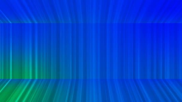 Broadcast Vertical Tech Lines Passage Blue Green Abstract Loopable — Stock Video