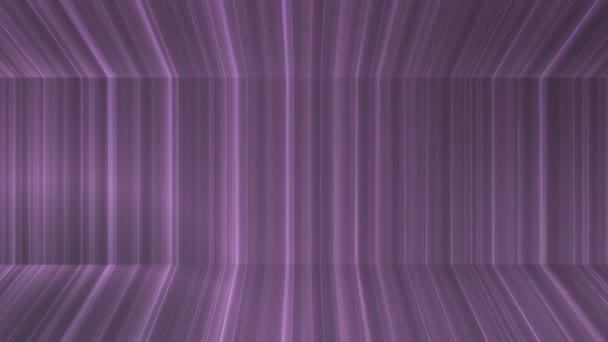 Broadcast Vertical Tech Lines Passage Purple Abstract Loopable — Vídeo de Stock