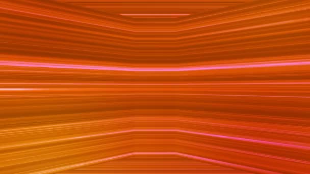 Broadcast Horizontal Tech Lines Dome Golden Orange Abstract Loopable — Stockvideo