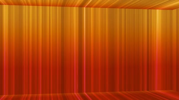 Broadcast Vertical Tech Lines Passage Red Orange Abstract Loopable — Stock Video
