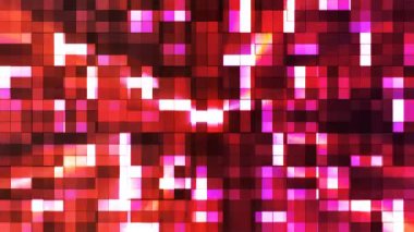 Yayın pırıltı yüksek teknoloji bloklar, çok renkli, Abstract, Loopable, 4 k kare.