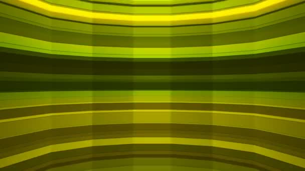 Eixo Horizontal Das Barras Tecnologia Twinkling Transmissão Verde Abstrato Loopable — Vídeo de Stock