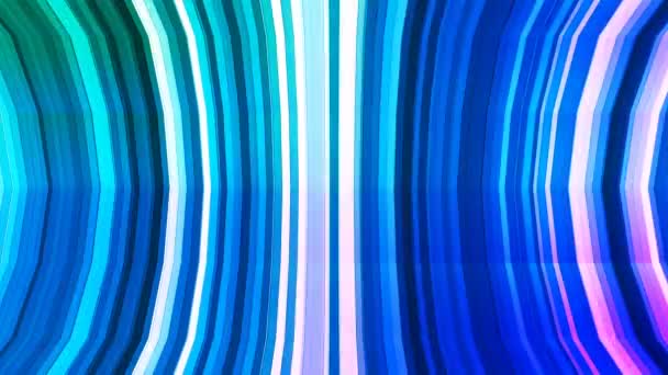 Diffusion Twinkling Vertical Bent Hi-Tech Strips, Green Blue, Abstract, Loop, 4k