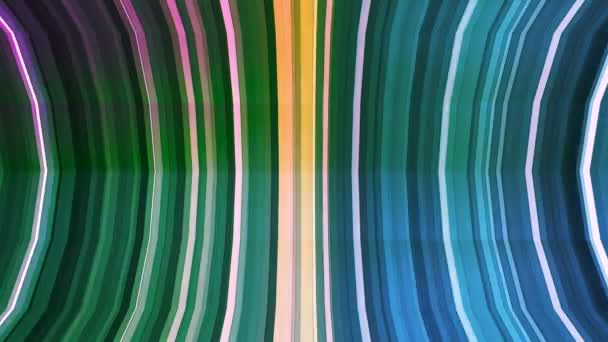 Diffusion Twinkling Vertical Bent Hi-Tech Strips, Blue Green, Abstract, Loop, 4k