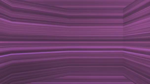 Broadcast Horizontal Tech Lines Dome Purple Violet Abstract Loopable — Vídeo de stock