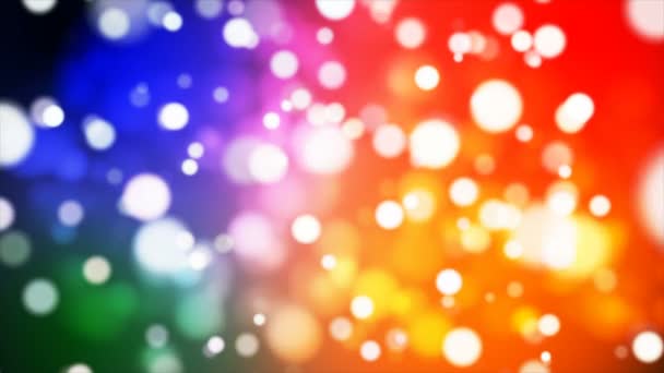Broadcast Light Bokeh Multi Color Events Loopable — Stock Video