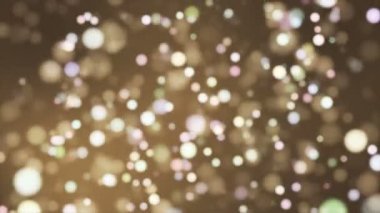 Yayın Light Bokeh, Kahverengi Altın, Olaylar, Döngü, 4k