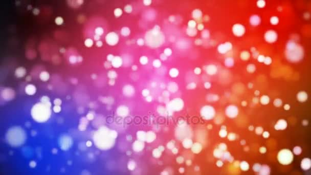 Broadcast Light Bokeh Multi Color Events Loopable — Vídeos de Stock