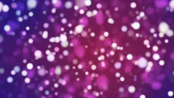 Uitzending Light Bokeh Purple Magenta Evenementen Loopbaar — Stockvideo