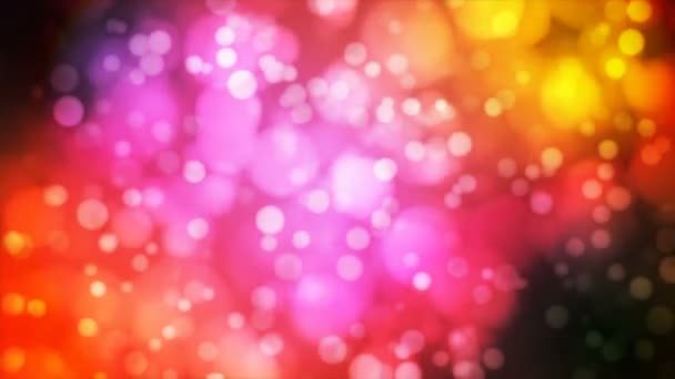 Broadcast Light Bokeh Multi Color Eventi Loopable — Video Stock