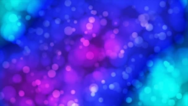 Broadcast Light Bokeh Blue Cyan Magenta Events Loopable — Stock video