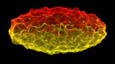 Hi-Tech Elektrik Alanı, Kırmızı Sarı, Özet, Döngü, 4k