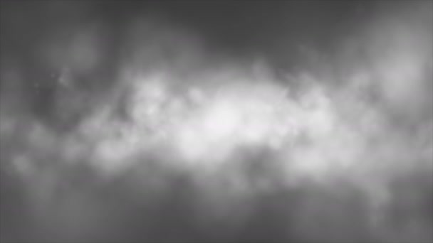 Broadcast Clouds Fly Grayscale Sky Loopable — Vídeo de stock