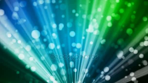 Broadcast Light Bokeh, Blue Green, Events, Loopable, 4K