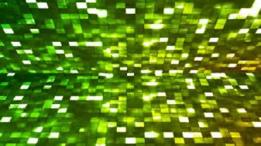 Yayın Firey Light Hi-Tech Kareleri Sahne, Yeşil, Özet, Döngü, 4k