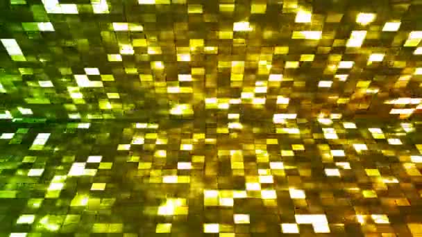 Firey Işık Yüksek Teknoloji Kareleri Sahnesi Çoklu Renk Özet Döngü — Stok video
