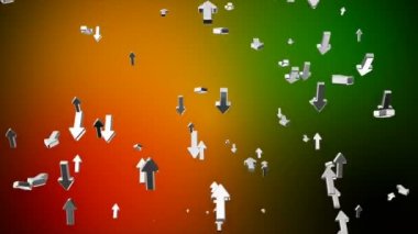 Yükselen Yüksek Teknoloji Okları, Çoklu Renk, Kurumsal, Döngü, 4k