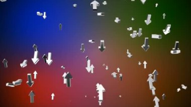 Yükselen Yüksek Teknoloji Okları, Çoklu Renk, Kurumsal, Döngü, 4k