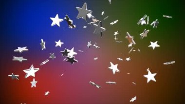 Yayın Uçan Yüksek Teknoloji Yıldızları, Çoklu Renk, Olaylar, Döngü, 4k