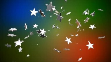 Yayın Uçan Yüksek Teknoloji Yıldızları, Çoklu Renk, Olaylar, Döngü, 4k