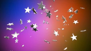 Yayın Uçan Yüksek Teknoloji Yıldızları, Çoklu Renk, Olaylar, Döngü, 4k