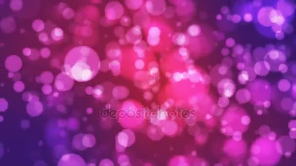 Transmissão Bokeh Luz Magenta Roxo Eventos Loopable — Vídeo de Stock