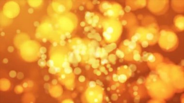Yayın Light Bokeh, Altın Turuncu, Olaylar, Döngüler, 4k