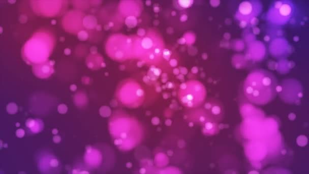 Uitzending Light Bokeh Purple Magenta Evenementen Loopbaar — Stockvideo