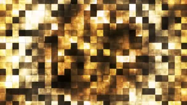 Twinkling Abstract Tech Fire Patterns Brown Abstract Loopable — Stock video