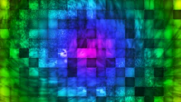 放送概要 High Tech Smoke Tile Patterns Multi Color Abstract Loopable — ストック動画
