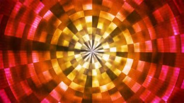 Twinkling Hi-Tech Grunge Alev Tüneli, Kırmızı Sarı, Endüstriyel, Döngüsel, 4k