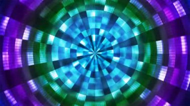 Twinkling Hi-Tech Grunge Alev Tüneli, Çoklu Renkli, Endüstriyel, Döngüsel, 4K