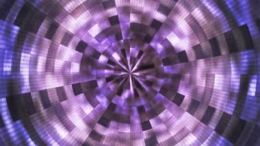 Twinkling Hi-Tech Grunge Alev Tüneli, Mor, Endüstriyel, Döngüsel, 4K