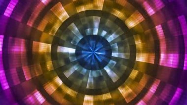 Twinkling Hi-Tech Grunge Alev Tüneli, Çoklu Renkli, Endüstriyel, Döngüsel, 4K