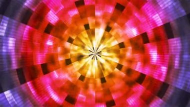 Twinkling Hi-Tech Grunge Alev Tüneli, Çoklu Renkli, Endüstriyel, Döngüsel, 4K