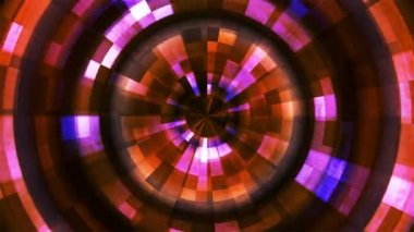 Twinkling Hi-Tech Grunge Alev Tüneli, Çoklu Renkli, Endüstriyel, Döngüsel, 4K