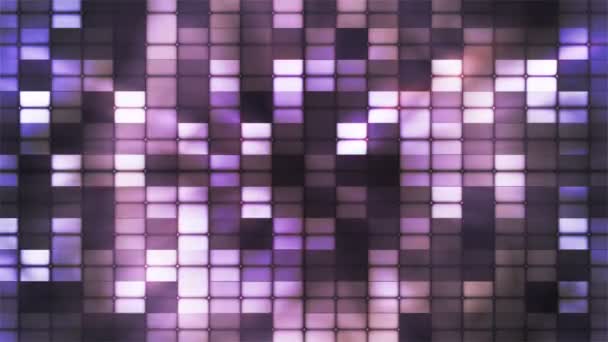 Twinkling Tech Cubic Smoke Light Patterns Purple Abstract Loopable — Video