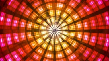 Twinkling Hi-Tech Grunge Alev Tüneli, Kırmızı Sarı, Endüstriyel, Döngüsel, 4k