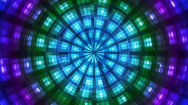 Twinkling Hi-Tech Grunge Alev Tüneli, Çoklu Renkli, Endüstriyel, Döngüsel, 4K