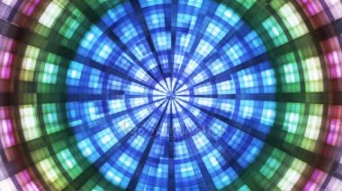 Twinkling Hi-Tech Grunge Alev Tüneli, Çoklu Renkli, Endüstriyel, Döngüsel, 4K