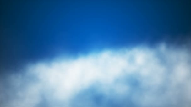 Broadcast Clouds Fly Blue Sky Loopable — Video