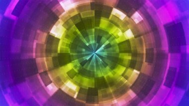 Twinkling Hi-Tech Grunge Alev Tüneli, Çoklu Renkli, Endüstriyel, Döngüsel, 4K