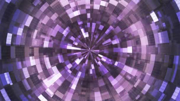 Twinkling Tech Grunge Flame Tunnel Purple Industrial Loopable — Video