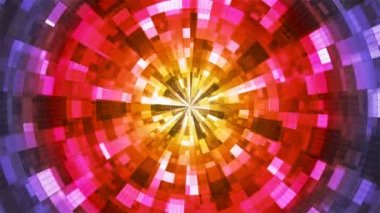 Twinkling Hi-Tech Grunge Alev Tüneli, Çoklu Renkli, Endüstriyel, Döngüsel, 4K