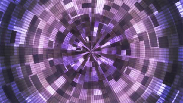 Twinkling Tech Grunge Flame Tunnel Purple Industrial Loopable — Video