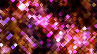 Twinkling Hi-Tech Blokları, Magenta Purple, Abstract, Loopable, 4k